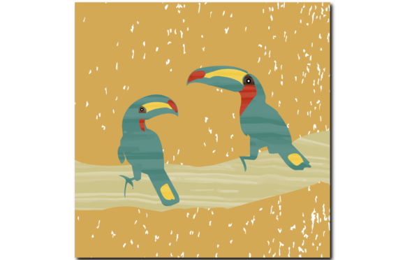 Birds Watercolor Illustration