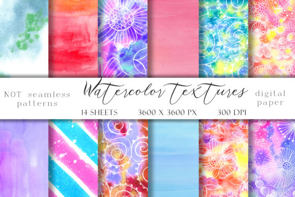 Watercolor Abstract Textures