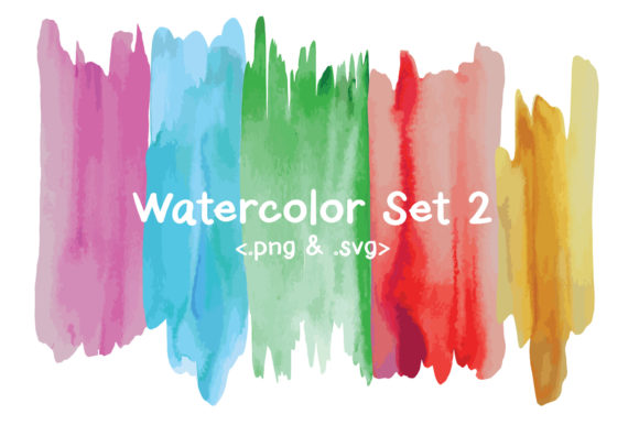 Watercolor Brush Strokes Clipart and Illustrations