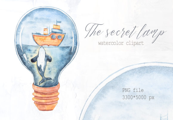 Watercolor Nursery Whale Clipart and Illustrations